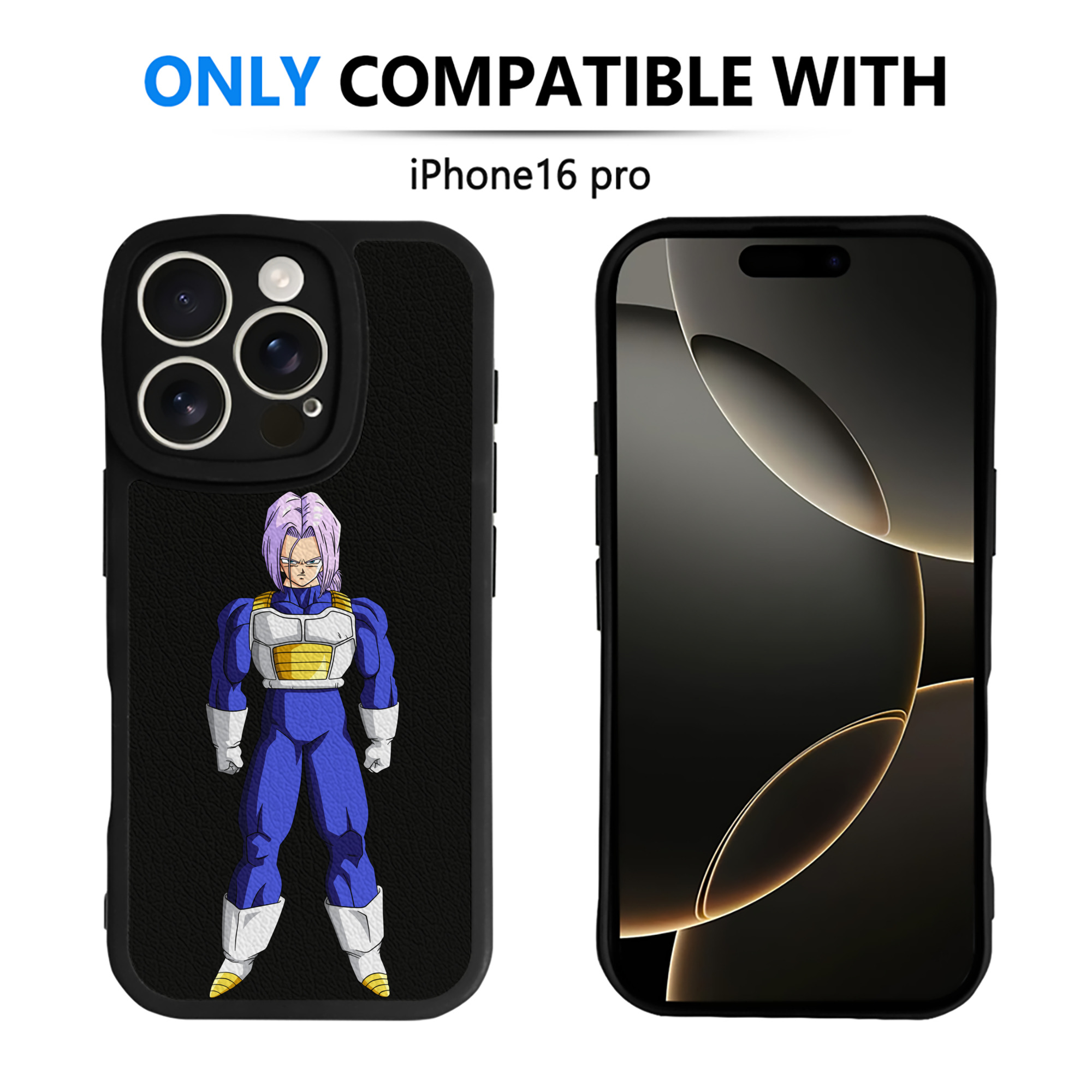 （画像用） ドラゴンボール DRAGON BALL 【iPhone 16シリーズ対応】シリコンスマホケース（レザー調） 材質：シリコン